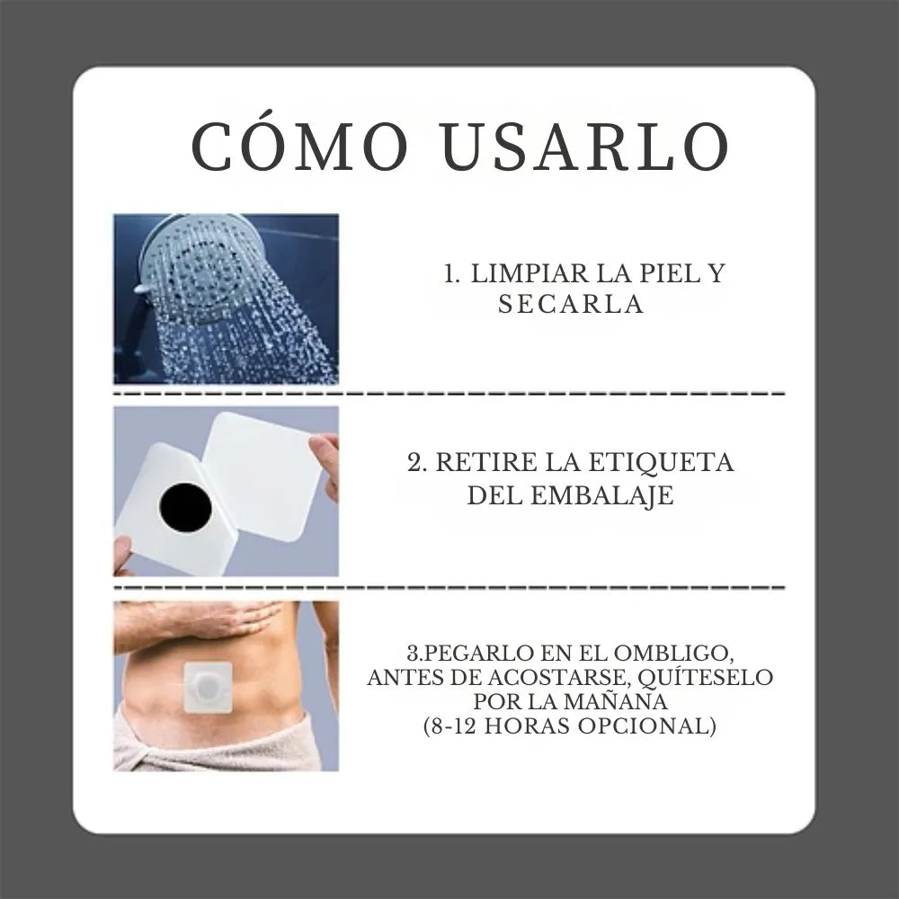 Parches naturales para la próstata Prostate Patch™ (30 parches por caja)