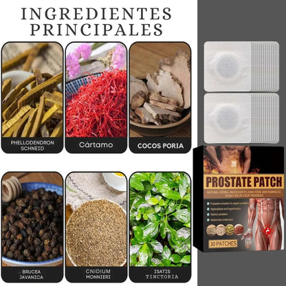 Parches naturales para la próstata Prostate Patch™ (30 parches por caja)